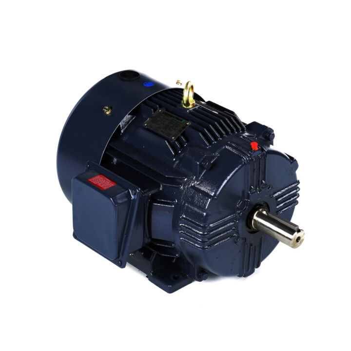 General Purpose Motor, 15 & 10 HP, 3 Ph, 60 & 50 Hz, 230/460 & 190/380 V, 3600 & 3000 RPM, 254T Frame, TEFC