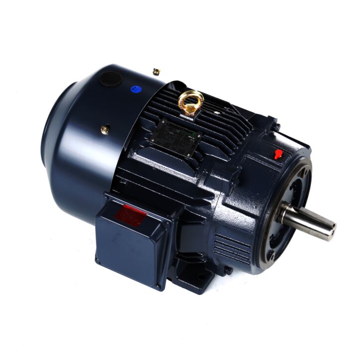 General Purpose Motor, 15 HP, 3 Ph, 60 Hz, 230/460 V, 3600 RPM, 254TC Frame, TEFC