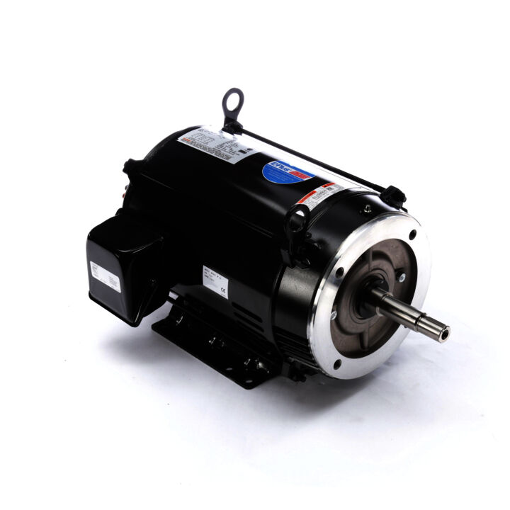 Pool Pump Motor, 10 HP, 3 Ph, 60 Hz, 230/460 V, 3600 RPM, 213JMZ Frame, DP