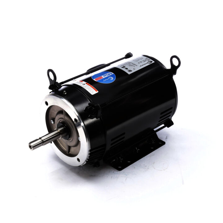 Pool Pump Motor, 10 HP, 3 Ph, 60 Hz, 230/460 V, 3600 RPM, 213JMZ Frame, DP