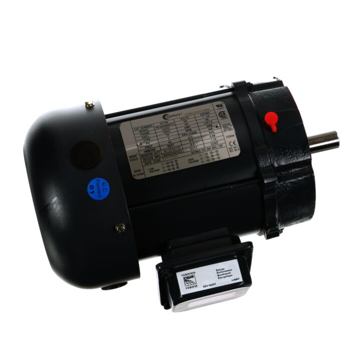 General Purpose Motor, 1.5 HP, 3 Ph, 60 Hz, 230/460 V, 3600 RPM, 143TC Frame, TEFC