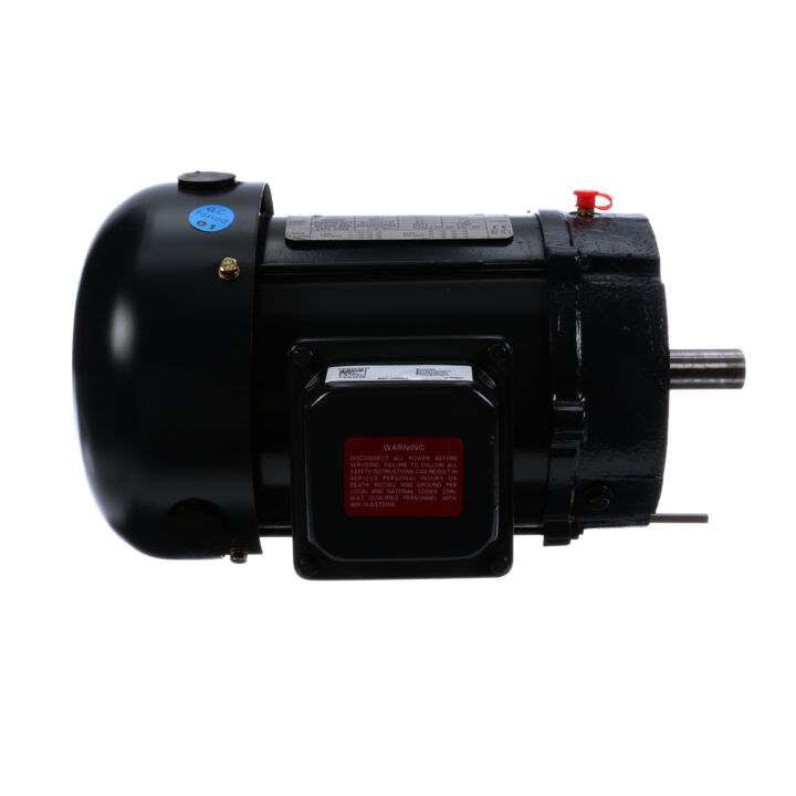 General Purpose Motor, 1 HP, 3 Ph, 60 Hz, 230/460 V, 1800 RPM, 143TC Frame, TEFC