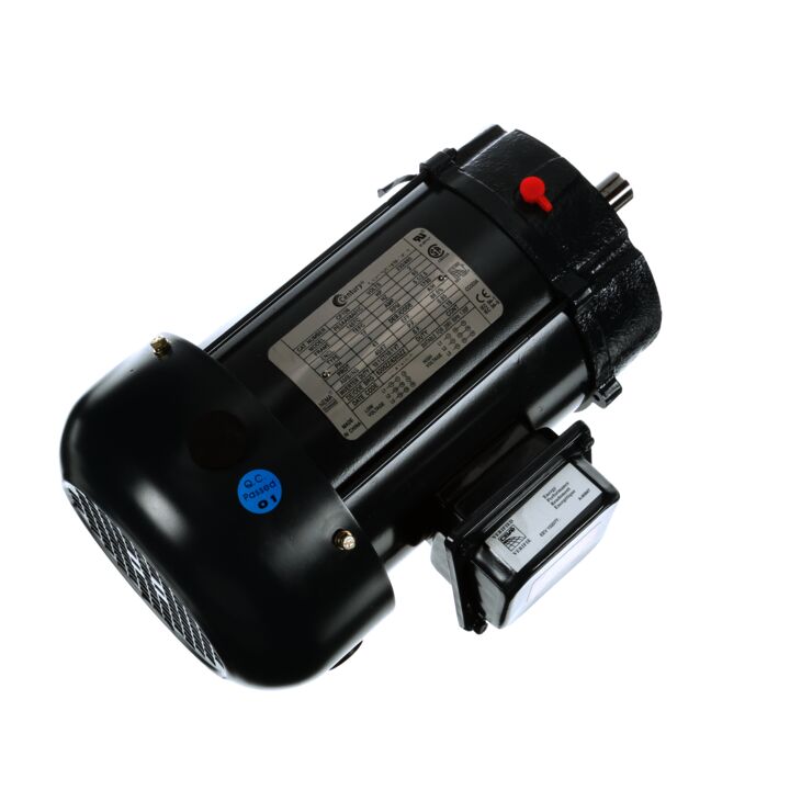 General Purpose Motor, 2 HP, 3 Ph, 60 Hz, 230/460 V, 1800 RPM, 145TC Frame, TEFC
