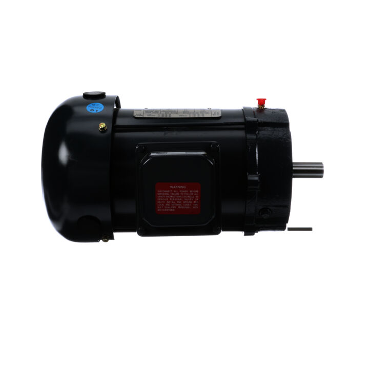 General Purpose Motor, 2 HP, 3 Ph, 60 Hz, 230/460 V, 3600 RPM, 145TC Frame, TEFC