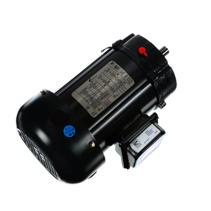 General Purpose Motor, 2 HP, 3 Ph, 60 Hz, 230/460 V, 1800 RPM, 145TC Frame, TEFC
