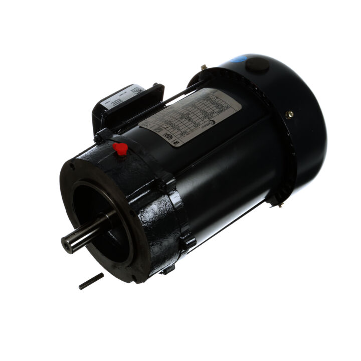 General Purpose Motor, 2 HP, 3 Ph, 60 Hz, 230/460 V, 1800 RPM, 145TC Frame, TEFC
