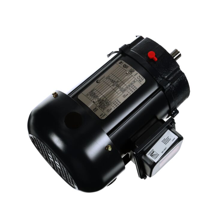 General Purpose Motor, 1.5 HP, 3 Ph, 60 Hz, 208-230/460 V, 3600 RPM, 143TC Frame, TEFC