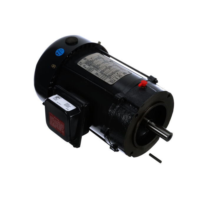 General Purpose Motor, 2 HP, 3 Ph, 60 Hz, 230/460 V, 3600 RPM, 145TC Frame, TEFC