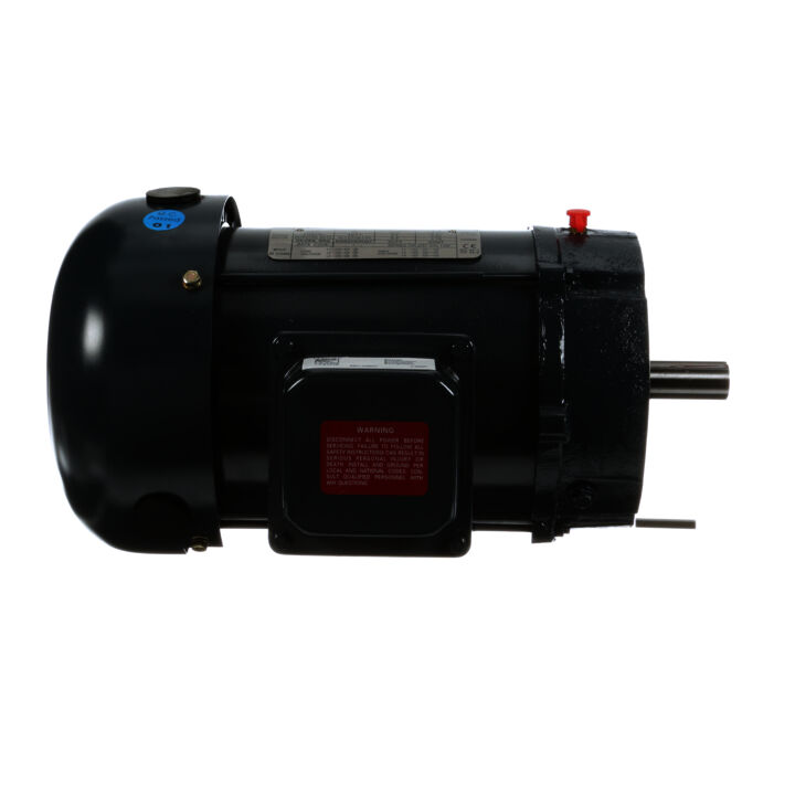 General Purpose Motor, 2 HP, 3 Ph, 60 Hz, 230/460 V, 1800 RPM, 145TC Frame, TEFC