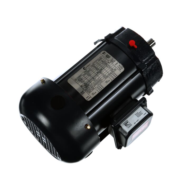 General Purpose Motor, 2 HP, 3 Ph, 60 Hz, 208-230/460 V, 1800 RPM, 145TC Frame, TEFC