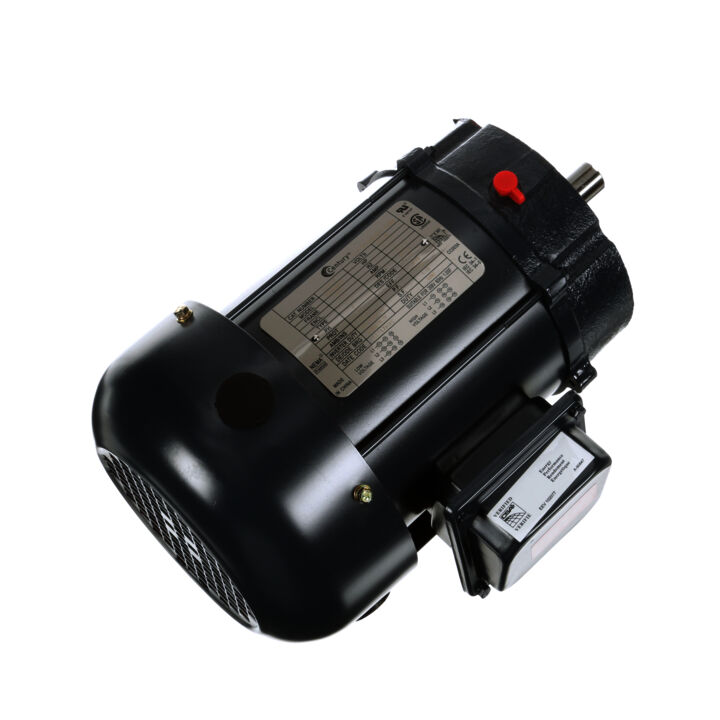 General Purpose Motor, 1.5 HP, 3 Ph, 60 Hz, 208-230/460 V, 3600 RPM, 143TC Frame, TEFC