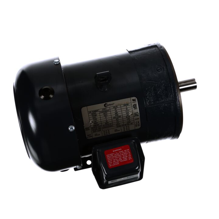 General Purpose Motor, 3 HP, 3 Ph, 60 Hz, 208-230/460 V, 3600 RPM, 182TC Frame, TEFC