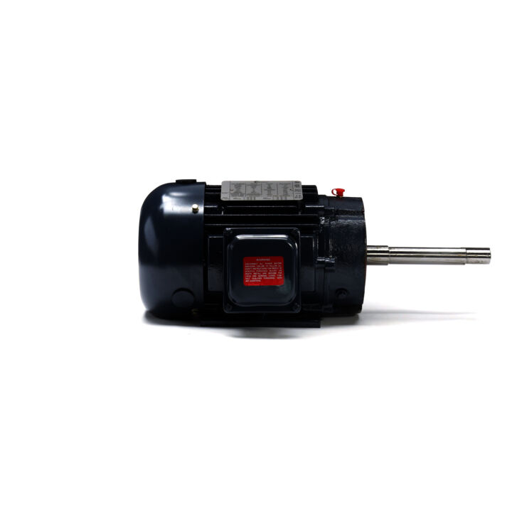 Close-Coupled Pump Motor, 1.5 HP, 3 Ph, 60 Hz, 208-230/460 V, 1800 RPM, 145JP Frame, TEFC