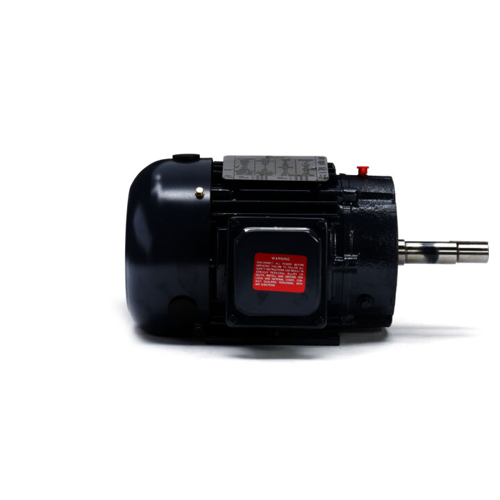 Close-Coupled Pump Motor, 1.5 HP, 3 Ph, 60 Hz, 208-230/460 V, 3600 RPM, 143JM Frame, TEFC