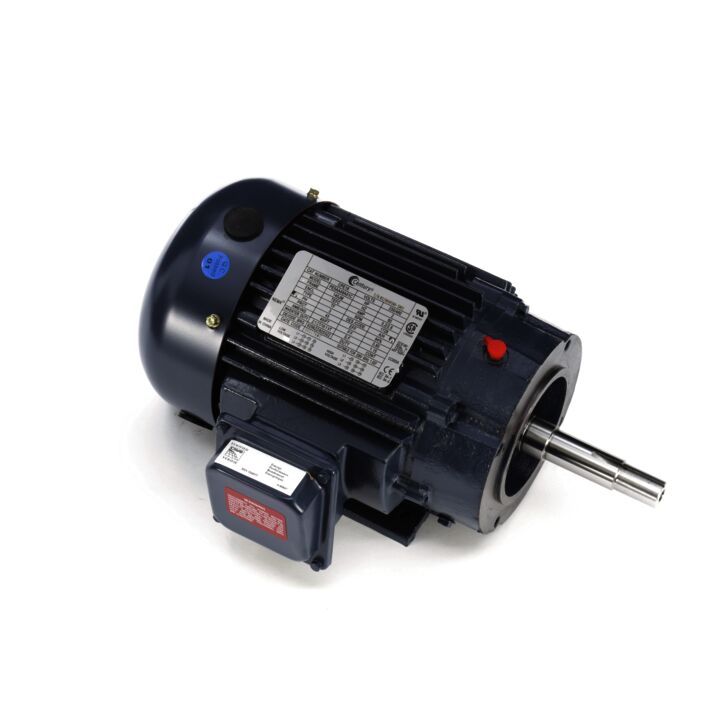 Close-Coupled Pump Motor, 2 HP, 3 Ph, 60 Hz, 208-230/460 V, 1800 RPM, 145JM Frame, TEFC