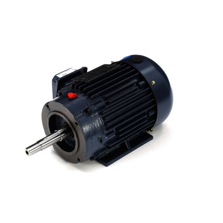 Close-Coupled Pump Motor, 2 HP, 3 Ph, 60 Hz, 208-230/460 V, 1800 RPM, 145JM Frame, TEFC