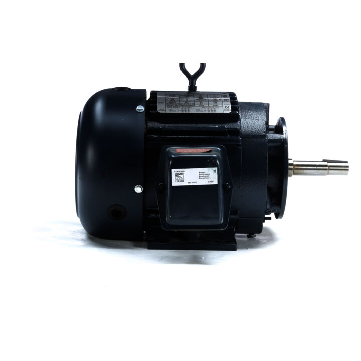 Close-Coupled Pump Motor, 3 HP, 3 Ph, 60 Hz, 208-230/460 V, 3600 RPM, 182JM Frame, TEFC