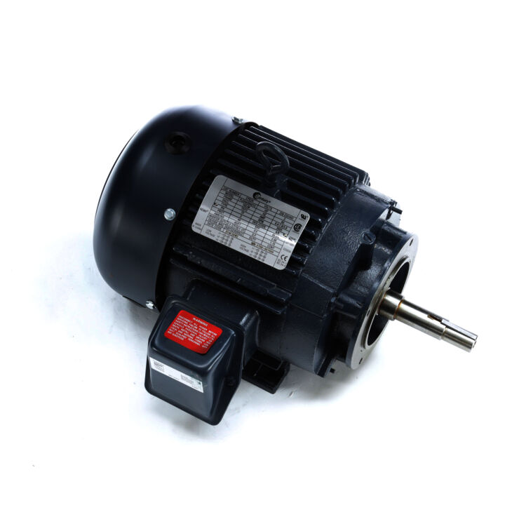 Close-Coupled Pump Motor, 3 HP, 3 Ph, 60 Hz, 208-230/460 V, 3600 RPM, 182JM Frame, TEFC