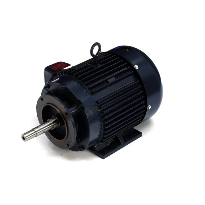 Close-Coupled Pump Motor, 5 HP, 3 Ph, 60 Hz, 208-230/460 V, 3600 RPM, 184JM Frame, TEFC