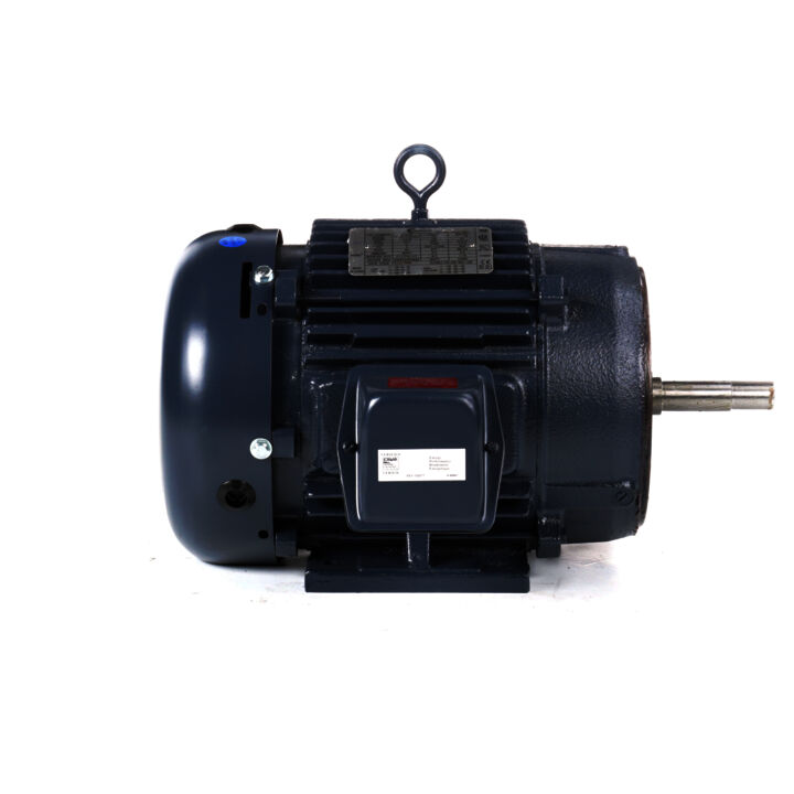 Close-Coupled Pump Motor, 7.5 HP, 3 Ph, 60 Hz, 208-230/460 V, 1800 RPM, 213JM Frame, TEFC