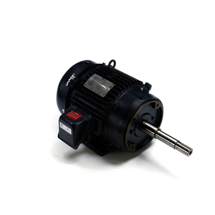 Close-Coupled Pump Motor, 7.5 HP, 3 Ph, 60 Hz, 208-230/460 V, 1800 RPM, 213JP Frame, TEFC