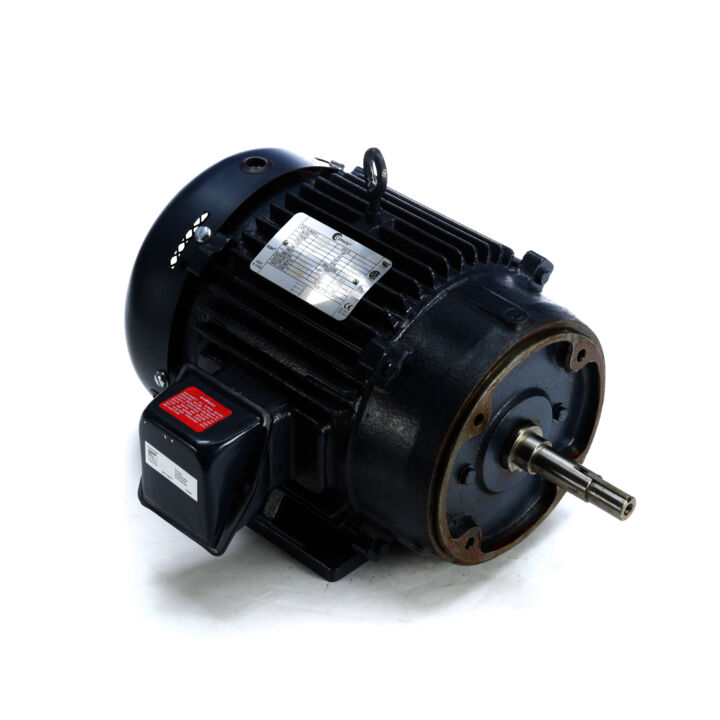 Close-Coupled Pump Motor, 7.5 HP, 3 Ph, 60 Hz, 575 V, 3600 RPM, 213JM Frame, TEFC