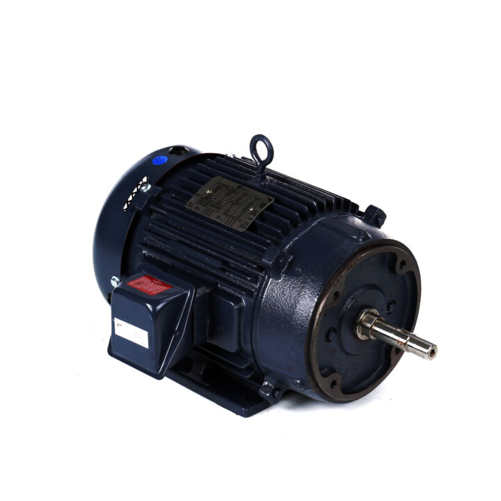 Close-Coupled Pump Motor, 10 HP, 3 Ph, 60 Hz, 208-230/460 V, 1800 RPM, 215JM Frame, TEFC