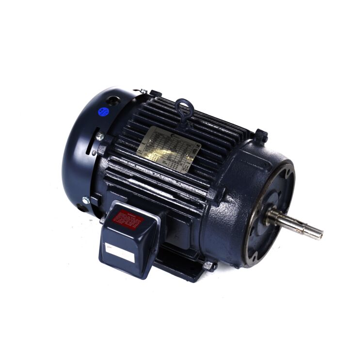 Close-Coupled Pump Motor, 10 HP, 3 Ph, 60 Hz, 208-230/460 V, 1800 RPM, 215JM Frame, TEFC