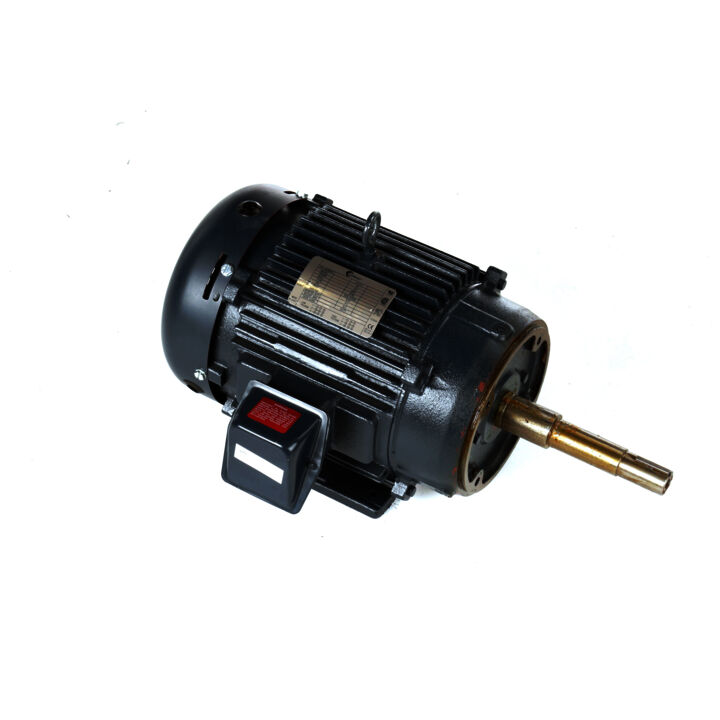 Close-Coupled Pump Motor, 10 HP, 3 Ph, 60 Hz, 208-230/460 V, 1800 RPM, 215JP Frame, TEFC