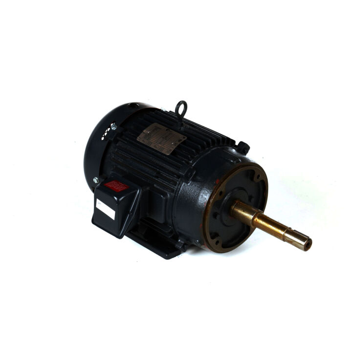 Close-Coupled Pump Motor, 10 HP, 3 Ph, 60 Hz, 208-230/460 V, 1800 RPM, 215JP Frame, TEFC