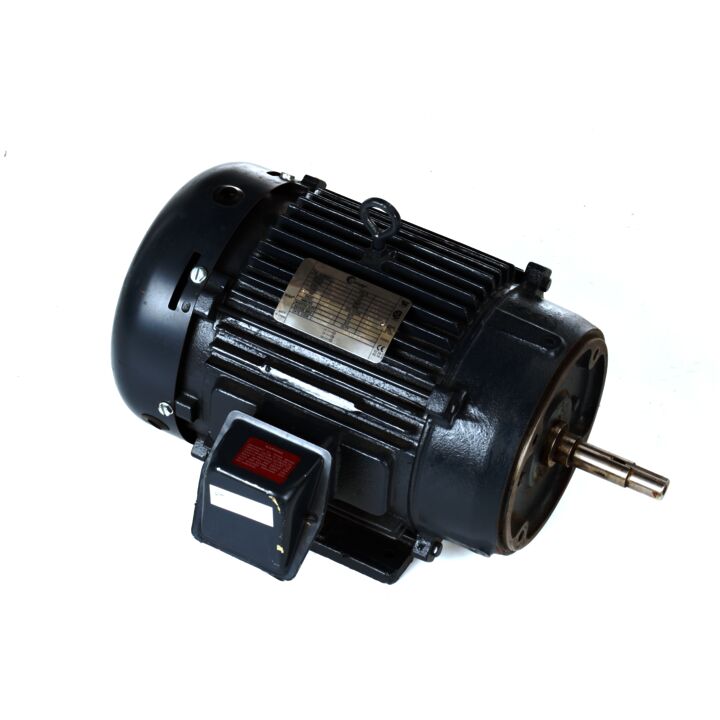 Close-Coupled Pump Motor, 10 HP, 3 Ph, 60 Hz, 575 V, 3600 RPM, 215JM Frame, TEFC