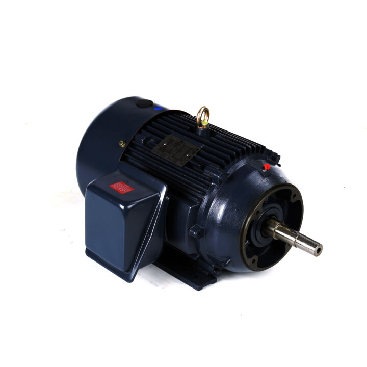 Close-Coupled Pump Motor, 15 HP, 3 Ph, 60 Hz, 208-230/460 V, 1800 RPM, 254JM Frame, TEFC