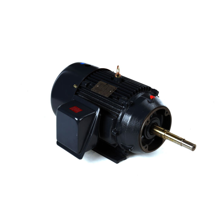 Close-Coupled Pump Motor, 15 HP, 3 Ph, 60 Hz, 208-230/460 V, 3600 RPM, 254JP Frame, TEFC