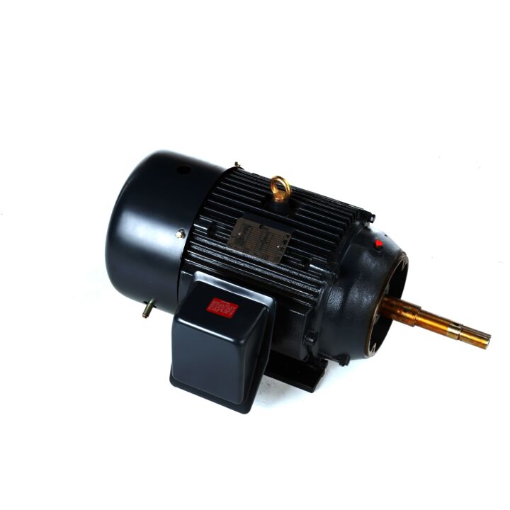 Close-Coupled Pump Motor, 15 HP, 3 Ph, 60 Hz, 208-230/460 V, 1800 RPM, 254JP Frame, TEFC