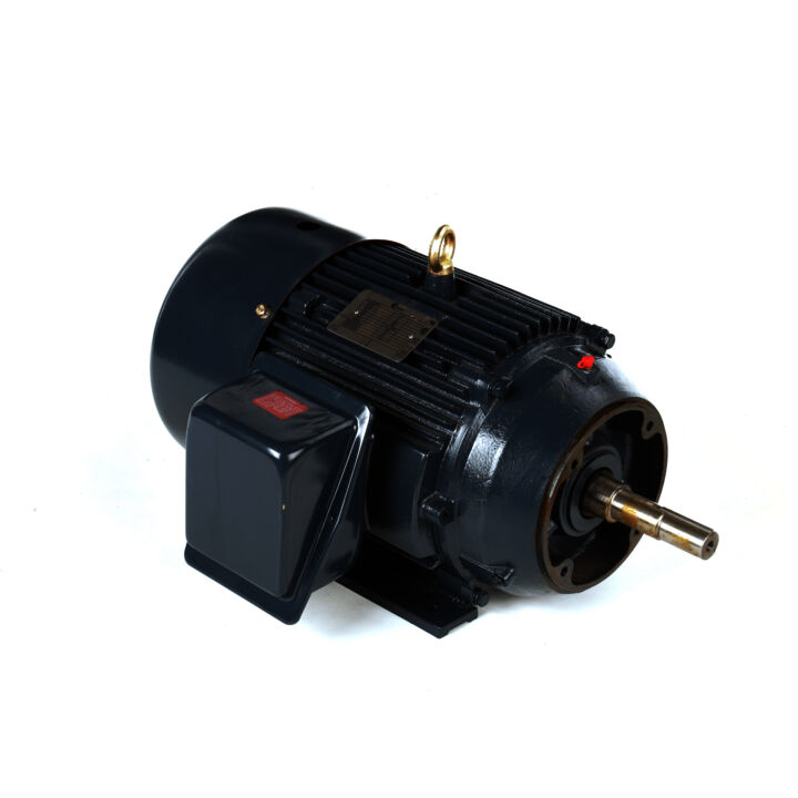 Close-Coupled Pump Motor, 15 HP, 3 Ph, 60 Hz, 575 V, 3600 RPM, 254JM Frame, TEFC