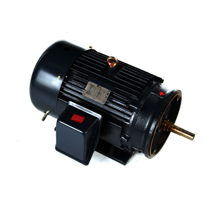 Close-Coupled Pump Motor, 25 HP, 3 Ph, 60 Hz, 575 V, 3600 RPM, 284JM Frame, TEFC