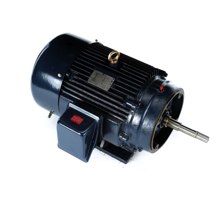 Close-Coupled Pump Motor, 40 HP, 3 Ph, 60 Hz, 208-230/460 V, 3600 RPM, 324JP Frame, TEFC