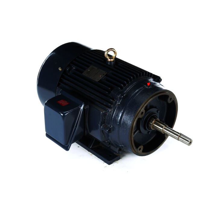 Close-Coupled Pump Motor, 40 HP, 3 Ph, 60 Hz, 208-230/460 V, 3600 RPM, 324JP Frame, TEFC