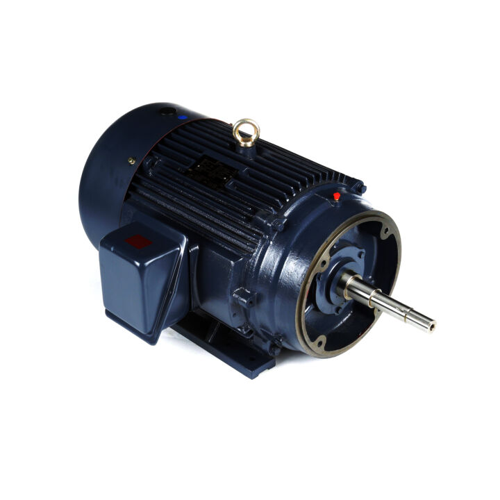 Close-Coupled Pump Motor, 50 HP, 3 Ph, 60 Hz, 208-230/460 V, 1800 RPM, 326JP Frame, TEFC