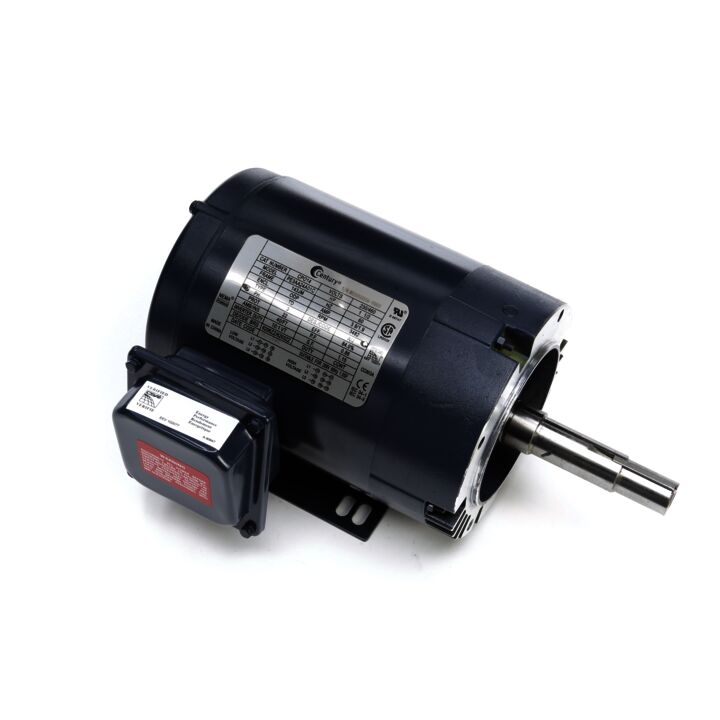 Close-Coupled Pump Motor, 1.5 HP, 3 Ph, 60 Hz, 208-230/460 V, 3600 RPM, 143JM Frame, ODP