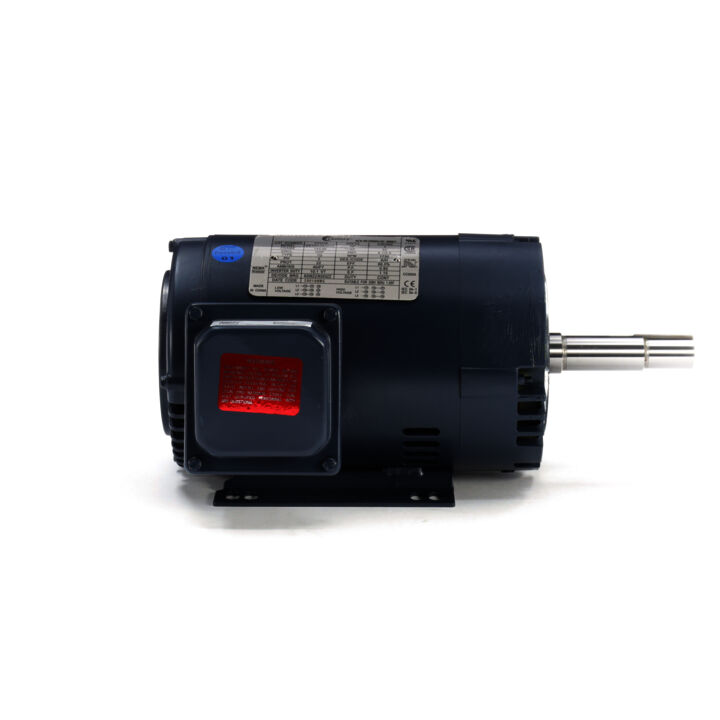 Close-Coupled Pump Motor, 2 HP, 3 Ph, 60 Hz, 208-230/460 V, 1800 RPM, 145JM Frame, ODP