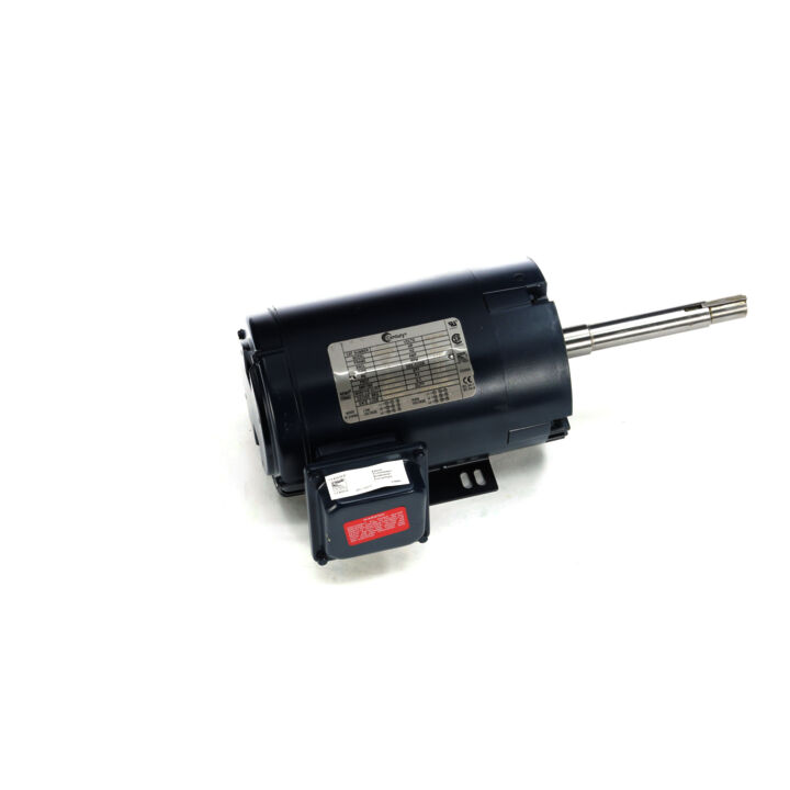Close-Coupled Pump Motor, 2 HP, 3 Ph, 60 Hz, 208-230/460 V, 3600 RPM, 145JP Frame, ODP