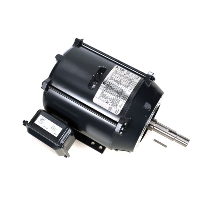 Close-Coupled Pump Motor, 3 HP, 3 Ph, 60 Hz, 230/460 V, 1800 RPM, 182JM Frame, ODP