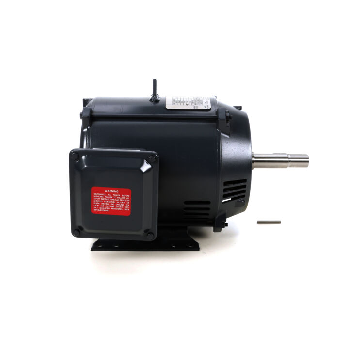 Close-Coupled Pump Motor, 3 HP, 3 Ph, 60 Hz, 230/460 V, 1800 RPM, 182JM Frame, ODP