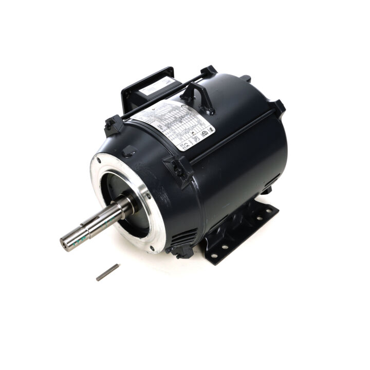Close-Coupled Pump Motor, 3 HP, 3 Ph, 60 Hz, 230/460 V, 1800 RPM, 182JM Frame, ODP