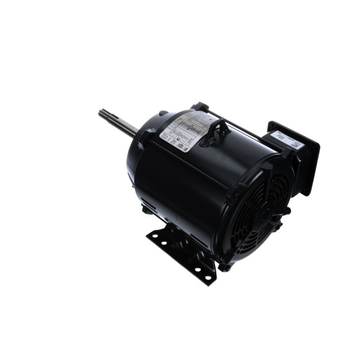 Close-Coupled Pump Motor, 3 HP, 3 Ph, 60 Hz, 230/460 V, 1800 RPM, 182JP Frame, ODP