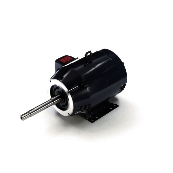 Close-Coupled Pump Motor, 3 HP, 3 Ph, 60 Hz, 208-230/460 V, 1800 RPM, 182JP Frame, ODP