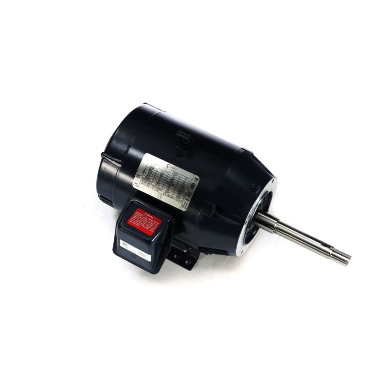 Close-Coupled Pump Motor, 3 HP, 3 Ph, 60 Hz, 575 V, 1800 RPM, 182JP Frame, ODP