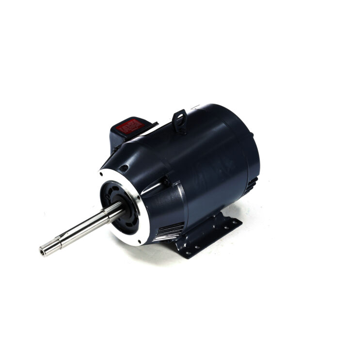 Close-Coupled Pump Motor, 3 HP, 3 Ph, 60 Hz, 575 V, 1800 RPM, 182JP Frame, ODP
