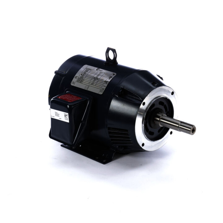 Close-Coupled Pump Motor, 3 HP, 3 Ph, 60 Hz, 575 V, 1800 RPM, 182JM Frame, DP